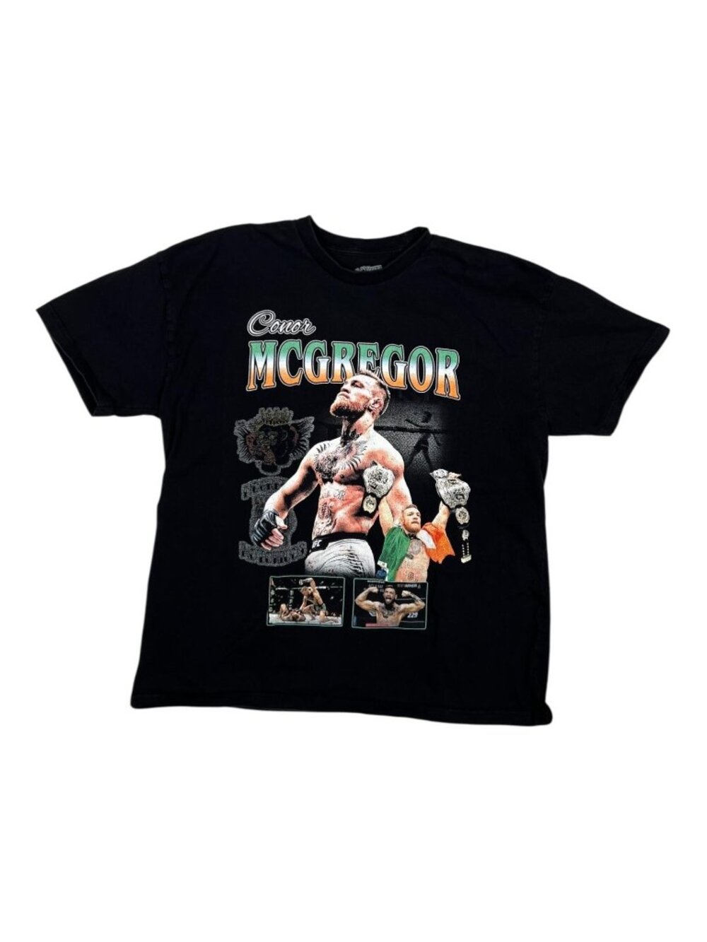 Conor McGregor Shirt Mens XL Black UFC MMA Irish Fighter Notorious Graphic Tee